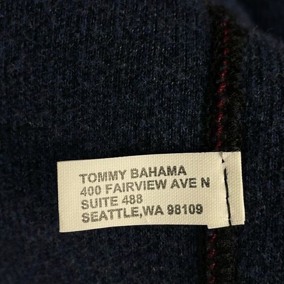 Tommy Bahama Reversible 100% Cotton Knit Sweater - Mens XL - Picture 12 of 13